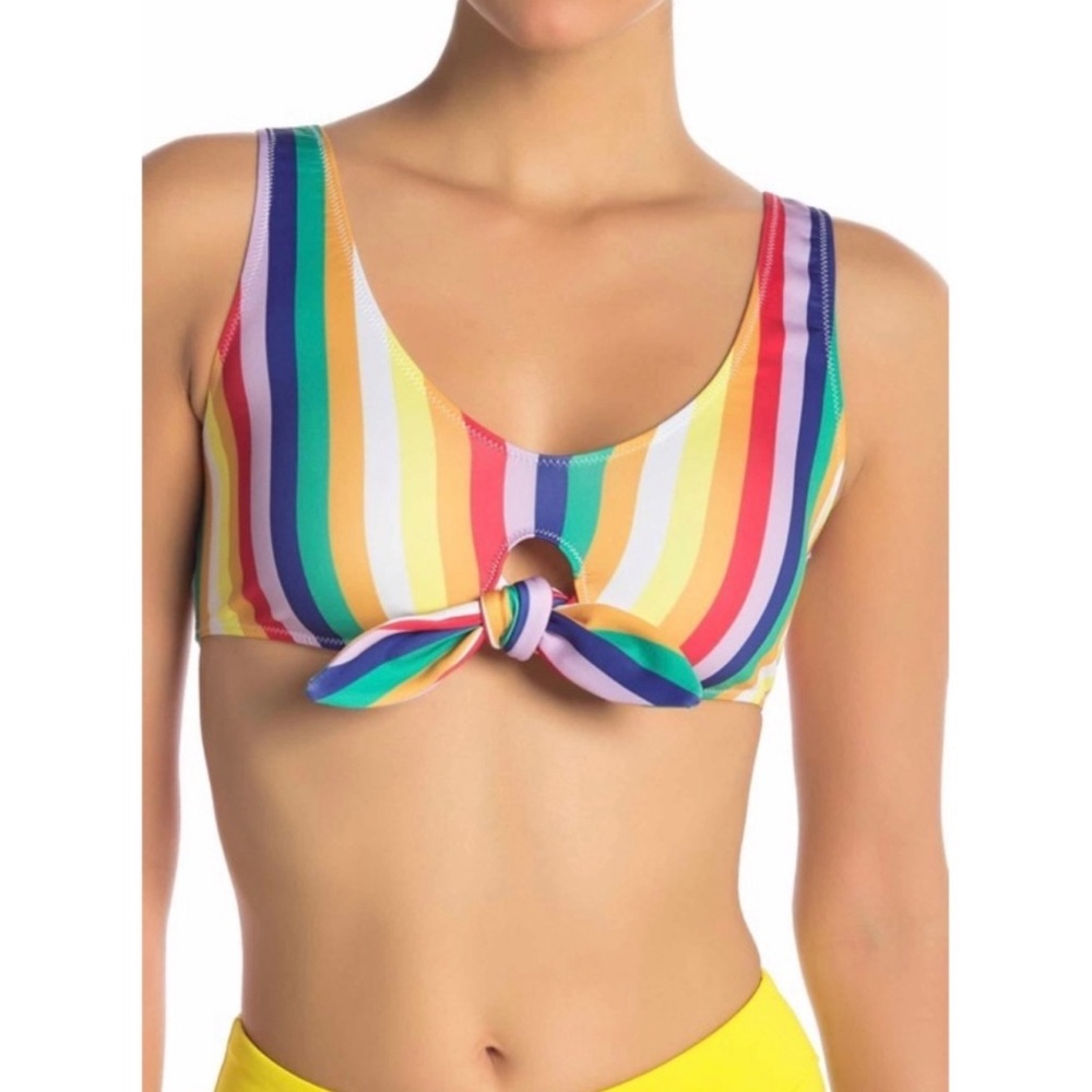 KENDALL&KYLIE x REVOLVE Rainbow Bikini Top M
